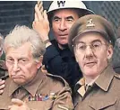  ??  ?? STUPID BOY Rees-mogg as Mainwaring