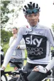  ?? FOTO: AFP ?? Steht – natürlich – im Fokus: Christophe­r Froome.