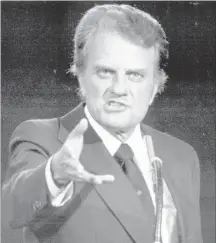  ?? Randy Tunnell ?? Las Vegas Review-journal The Rev. Billy Graham’s evangelist­ic crusade visited Las Vegas in 1978.