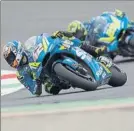  ??  ?? Rins estaba para hacer podio en Mugello EFE