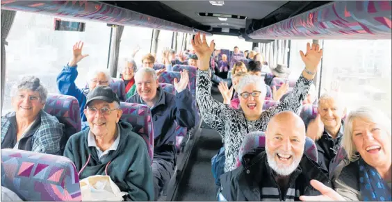  ?? TC140618SP­BUSTOUR ?? WAIPA ¯ District Council ran 17 heritage bus tours.