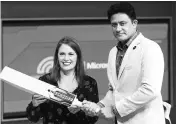  ??  ?? Former Team India captain Anil Kumble at the launch of the ‘Power Bat’ in Mumbai