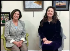  ?? ?? Left: Anita Byrne, new Riverside Art Center executive director. Right: Melissa Shroyer, former Art Center executive director.