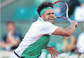  ??  ?? Jo-Wilfried Tsonga: first-round defeat for the home hope.