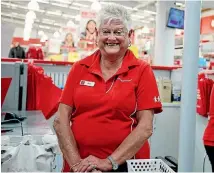  ?? PHOTO: DAVID WHITE/FAIRFAXNZ ?? Gael Heard has been a Warehouse employee for almost 34 years and still loves to shop at the store.