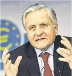  ??  ?? Former ECB president Jean-Claude Trichet