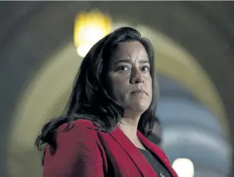  ?? ADRIAN WYLD/THE CANADIAN PRESS ?? A spokesman for Justice Minister Jody Wilson-Raybould said Thursday that provinces that “demonstrat­e losses or that anticipate losses” due to proposed changes to the federal victim surcharge can apply to Ottawa for funding.