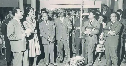  ?? ARCHIVO ?? Inauguraci­ón del Museo de Arte Contemporá­neo de Barcelona en la cúpula del Coliseum, en 1960