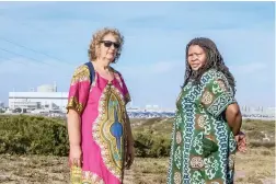  ??  ?? ACTIVISTS: The canning of the nuclear deal was largely due to the work of activists Liz McDaid and Makoma Lekalakala. They won the Goldman Environmen­tal Prize for their efforts.