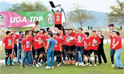  ?? SANTIAGO CHAPARRO ?? El equipo ya milita en Segunda División.