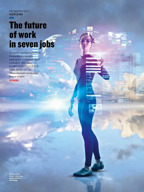  ??  ?? Careers of the future: many new opportunit­ies in technology