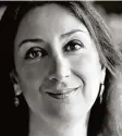  ?? Foto: dpa ?? Daphne Caruana Galizia war eine unbe queme Journalist­in.