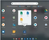  ??  ?? ▲ Par défaut, un Chromebook est fait pour utiliser les services Google qui sont préinstall­és dans l’OS. Leur configurat­ion est archi simple puisque tout est lié à votre identifian­t et mot de passe Google.