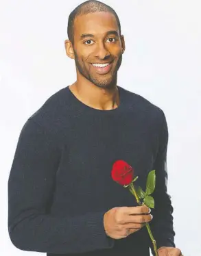  ?? ABC ?? Matt James is the first Black lead on The Bachelor since the show debuted in 2002.