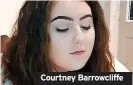 ??  ?? Courtney Barrowclif­fe