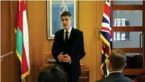  ??  ?? COMMITTED TO PEACE: UK’s Secretary of State for Defence Gavin Williamson said Britain has made it clear that its commitment is not just to the security of Oman but to the entire Gulf region.