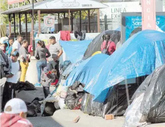  ?? ARCHIVO EL HERALDO DE JUÁREZ ?? Se prevé una situación crítica más en la frontera