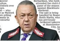  ?? REX ?? Money man: former Blues owner David Sullivan