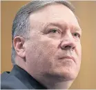  ??  ?? Landmark meeting...Mike Pompeo