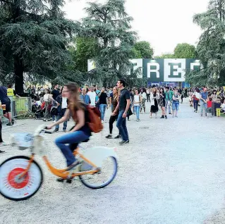  ??  ?? Decima edizione Uno scorcio dei Giardini Montanelli, sede della kermesse fino a domenica