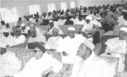  ?? PHOTO: SHEHU K. GORO ?? Members of the Arewa Consultati­ve Forum during their annual general meeting in Kaduna yesterday.