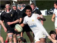  ?? STUFF ?? Tonga hooker Siua Maile in action for Timaru Boys’ High School in 2015. Now working as a roofer in Christchur­ch, he is in the team to play the All Blacks today.