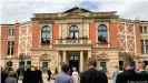  ??  ?? Bayreuhter Festspielh­aus, el teatro de Wagner en Bayreuth