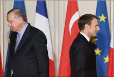  ??  ?? A une semaine du sommet crucial de l’Otan, la crise diplomatiq­ue qui vient de renaître entre Erdogan et Macron accentue les tensions. (Photo AFP)