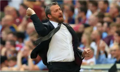  ??  ?? Slavisa Jokanovic during his time in charge at Fulham. Photograph: Marc Atkins/Offside/Getty Images