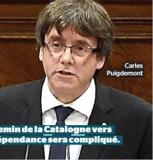  ??  ?? Carles Puigdemont