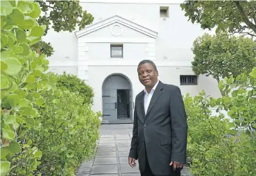  ?? Picture: Hetty Zantman ?? Professor Mills Soko, head of the UCT Graduate School of Business, says it is time for local business to show it supports President Cyril Ramaphosa and that it believes in him.