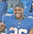  ??  ?? SAQUON BARKLEY One year left on contract.