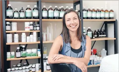  ?? Photo: JASON OXENHAM ?? Holistic approach: Naturopath Annaliese Jones uses herbal medicine in conjunctio­n with nutritiona­l advice to offer support on things such as weight loss, anxiety and infertilit­y.