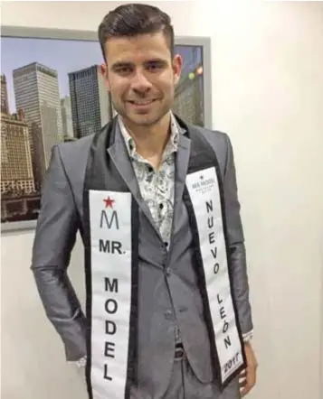  ?? | DANIELA PÉREZ ?? Víctor Pérez visitó la redacción de Publimetro para hablar de su experienci­a en Mr. Model 2017.