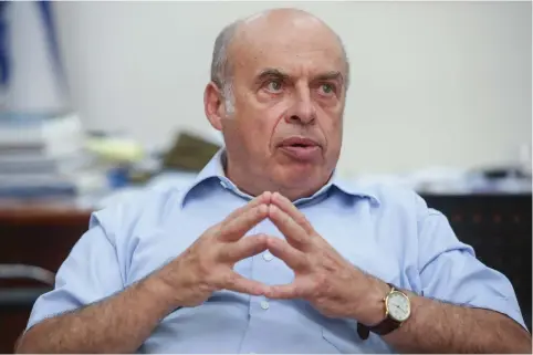  ?? (Marc Israel Sellem/The Jerusalem Post) ?? NATAN SHARANSKY: We don’t want to be friends of those who hate Jews and love Israel, or those who hate Israel and love Jews.