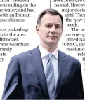  ??  ?? Jeremy Hunt has tried to defuse the tension