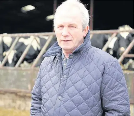  ??  ?? > NFU Cymru president Stephen James says Brexit is an opportunit­y to shape new policies for farming