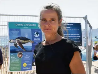  ?? (Photos Sophie Louvet) ?? Selon l’experte Sidonie Catteau, on peut s’attendre à une éclosion des oeufs entre les derniers jours du mois d’août et la mi-septembre.