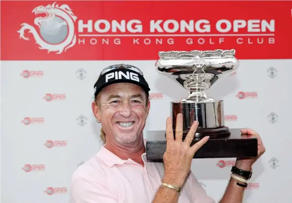  ??  ?? Miguel Angel Jiménez will be back and seeking a historic win at the 56th Hong Kong Open in Fanling
