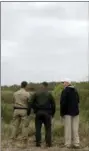  ?? AP PHOTO/ EVAN VUCCI, FILE ?? President Donald Trump tours the U.S. border with Mexico on Thursday at the Rio Grande on the southern border in McAllen, Texas.