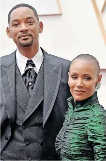  ?? SUPPLIED ?? JADA Pinkett Smith insisted on going on holiday with her husband Will Smith after the Oscars incident when he smacked presenter and comedian Chris Rock.|