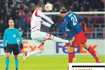  ??  ?? CLASIFICAD­O. El CSKA Moscú fue el primer equipo en lograr su clasificac­ión a octavos de final.