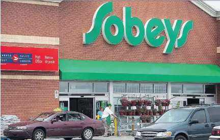  ?? THE CANADIAN PRESS/ANDREW VAUGHAN ?? Empire Co., owner of Sobeys, is undergoing a major restructur­ing, including a focus on the growing discount sector of the business. It plans to expand its Freshco banner, currently only in Ontario, into Western Canada.