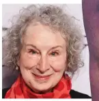  ??  ?? Support: Margaret Atwood