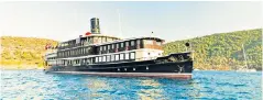  ??  ?? Macakizi’s Halas 71 was a passenger ferry that hosted Princess Margaret