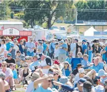  ??  ?? The Taste of the Huon has tradititio­nally drawn bumper crowds but has been called off for 2021.