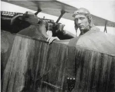  ??  ?? ■ Former Schlachtfl­ieger pilot Vizefeldwe­bel Willi Gabriel of Jasta 11 in his Fokker D.VII. He scored 11 victories between March and July 1918. After disciplina­ry problems and clashes with Hermann Göring (disobeying orders by flying on patrol without orders and leaving formation), he was finally posted to an Armee-flugpark as a test pilot. After the war, he and his twin brother opened their own aircraft design company, flew aerobatic displays and as pilots in several film production­s. In the Second World War, Gabriel served as a flying instructor and later as a Staffelkap­itän in Flugzeug-überführun­gsgeschwad­er 1, flying Junkers 88s and Messerschm­itt 210s. He passed away in 1966.