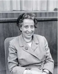  ?? B. N. R. (MÜNCHNER STADTMUSEU­M) ?? Hannah Arendt, en 1958.