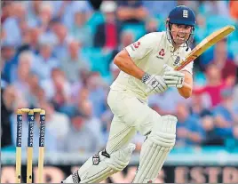  ?? AFP ?? Former England captain Alastair Cook has scored only one Test hundred in 11 Tests over the past one year. On Thursday he had to summon all his skills to negotiate a high quality Proteas pace attack.