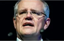  ?? PHOTOS: FAIRFAX ?? Treasurer Scott Morrison was drug testing of sewage will help focus welfare authoritie­s in their hunt for drug using beneficiar­ies.